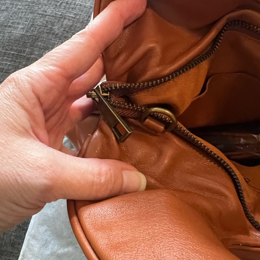 Tan Puff Women's Handbag - Picture 5 of 12